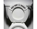 PUT ME DOWN Bathroom Toilet Seat Vinyl Sticker